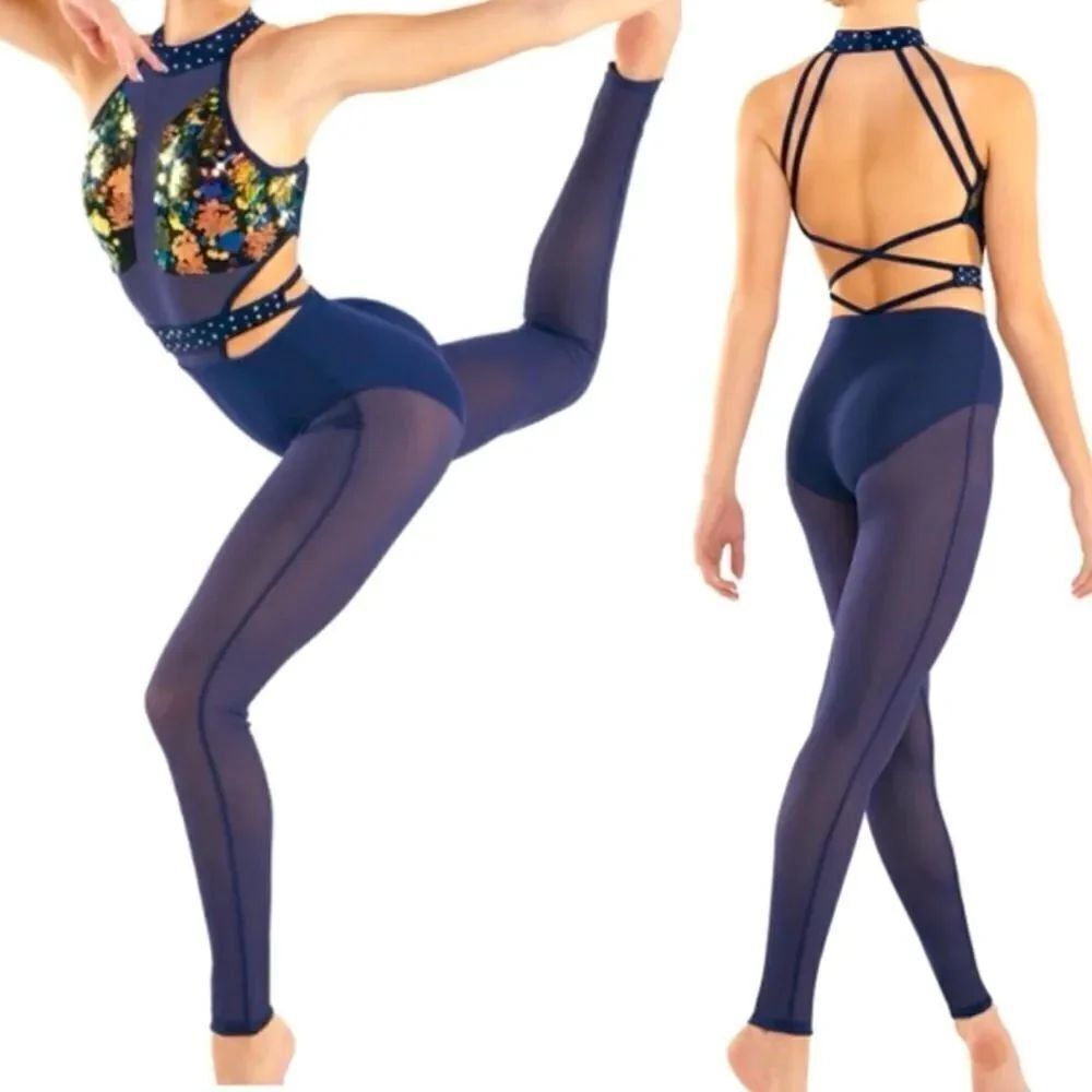Revolution 10th House Dance Costume plus size unitard PRISMATIC TH23134 XXLA ADL
